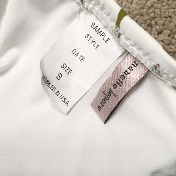 Nanette Lepore multicolored flutter bikini top. NWOT - Picture 6 of 8